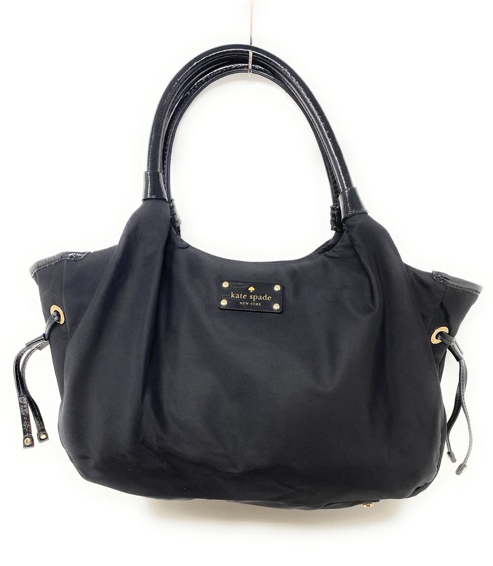 KATE SPADE New York Large Bag Black Stevie Drawstring Bag All Weather Tote